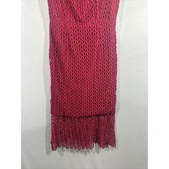 knee length dresses for ladies Kay Unger - Tatum Lace Dress In Soft Blush